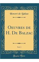 Oeuvres de H. De Balzac, Vol. 3 (Classic Reprint)