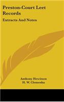 Preston-Court Leet Records