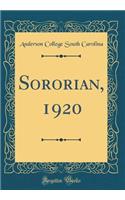 Sororian, 1920 (Classic Reprint)