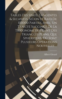 Tables Des Sinus, Tangentes & Secantes, Selon Le Raid De 100000 Parties. Avec Un Traicté Succinct De La Trigonometrie Tant Des Triangles Plans, Que Spheriques. Où Sont Plusieurs Operations Nouvelles ...