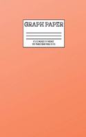 Graph Paper: Notebook Orange Gradient Cute Pattern Cover Graphing Paper Composition Book Cute Pattern Cover Graphing Paper Composition Book