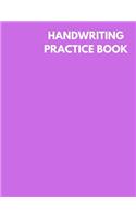 Handwriting Practice Book