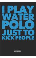 Water Polo Notebook: Dotted Lined Water Polo Notebook (6x9 inches) ideal as a Players Journal. Perfect as a Water Polo Rules or Score Book for all Waterpolo Lover. Great
