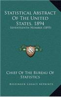 Statistical Abstract of the United States, 1894