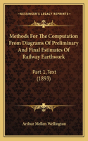 Methods for the Computation from Diagrams of Preliminary and Final Estimates of Railway Earthwork