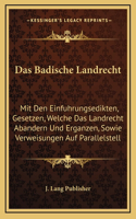 Das Badische Landrecht
