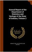 Annual Report of the Department of Statistics and Geology of the State of Indiana, Volume 2