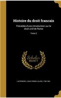 Histoire Du Droit Francais