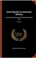 Great Epochs in American History