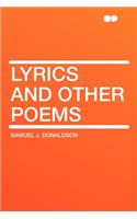 Lyrics and Other Poems