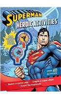 Superman Heroic Activities with Spinning Pencil Toppers