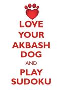Love Your Akbash Dog and Play Sudoku Akbash Dog Sudoku Level 1 of 15