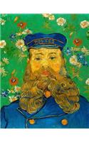 Portrait of Joseph Roulin, Vincent Van Gogh. Blank Journal: 150 Blank Pages, 8,5x11 Inch (21.59 X 27.94 CM) Soft Cover