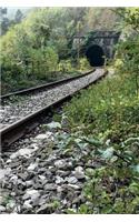 Railroad Tracks Through Archway in Italy Journal: 150 page lined notebook/diary