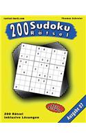 200 Sudoku Rätsel, Ausgabe 07: 200 schwere 9x9 Sudoku mit Lösungen, Ausgabe 07(7 200 Sudoku Rätsel)