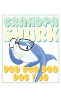 Mens Grandpa Shark Doo Doo Doo