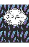 Terminplaner 2019 - 2020: Planer Wochenplaner Jahresplaner Timer Projektplaner Notizbuch Studienplaner Kalender Semesterkalender Taschenkalender Studentenkalender 8.5 x 11 Se