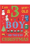 I Am a 3 Year-Old Boy Christmas Book