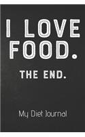 I LOVE FOOD. THE END. My Diet Journal