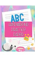 ABC Handwriting Practice Paper