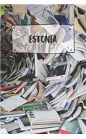 Estonia: Ruled Travel Diary Notebook or Journey Journal - Lined Trip Pocketbook for Men and Women with Lines