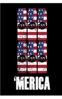 'Merica: Funny 4th Of July Six Pack Beer Gift Notebook