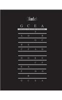 Ukulele Tablature Notebook