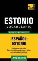 Vocabulario español-estonio - 7000 palabras más usadas