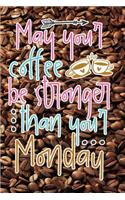 May Your Coffee Be Stronger Than Your Monday