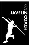 Javelin Coach Notebook: Blank Lined Javelin Journal for Coach and Javelin Thrower
