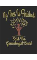 My Tree Is Finished Said No Genealogist Ever!