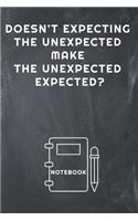 Doesn't Expecting the Unexpected Make the Unexpected Expected? Notebook
