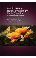 Arabic Poetry Phrases Written by Genie (Part 3)