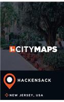 City Maps Hackensack New Jersey, USA