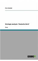 Strategic analysis