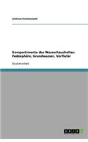 Kompartimente des Wasserhaushaltes