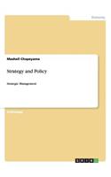 Strategy and Policy