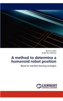 A Method to Determine a Humanoid Robot Position