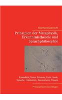 Prinzipien der Metaphysik, Erkenntnistheorie und Sprachphilosophie