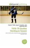 1978-79 Quebec Nordiques Season