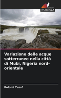 Variazione delle acque sotterranee nella città di Mubi, Nigeria nord-orientale