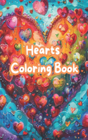 Hearts Coloring Book: Adult Coloring Book