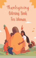 Thanksgiving Coloring Book For Woman