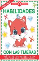 Habilidades con las tijeras. Práctica de corte para preescolares.