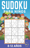 SUDOKU Para Niños 8-12 Años: 9x9. Fácil, medio, difícil libro de rompecabezas de Sudoku y sus soluciones. Memoria del tren y lógica. Horas de juegos.