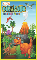 Kid's Dinosaur Coloring Pages