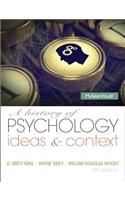 A History of Psychology with Student Access Code: Ideas & Context