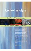 Context analysis Complete Self-Assessment Guide