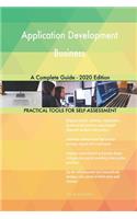 Application Development Business A Complete Guide - 2020 Edition