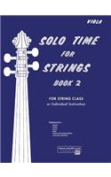 Solo Time for Strings, Book 2